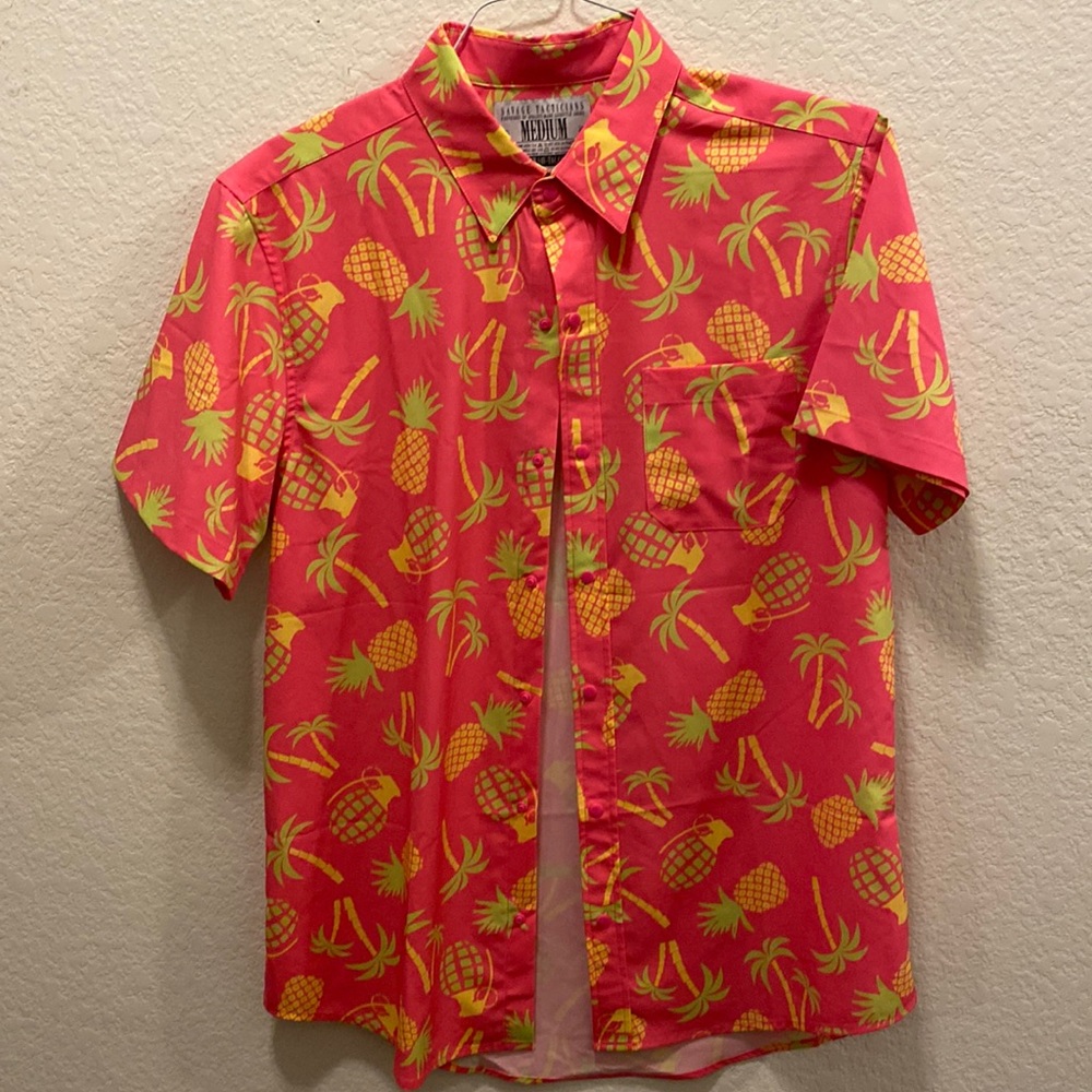 Savage tacticians button down medium
